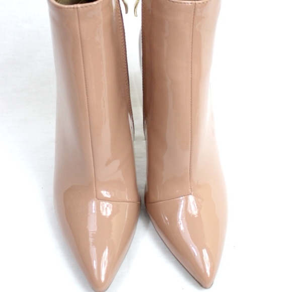 Blush High Heels Stiletto Dress Pointy Toe Bootie - Picture 5 of 5